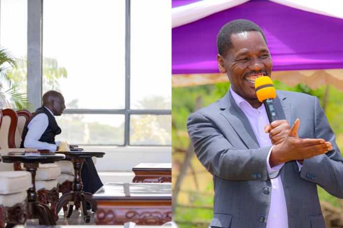 image PNU leader Peter Munya dismisses viral State House photo with President William Ruto as fake, amid opposition tour and PNU-Jubilee alliance for 2027.