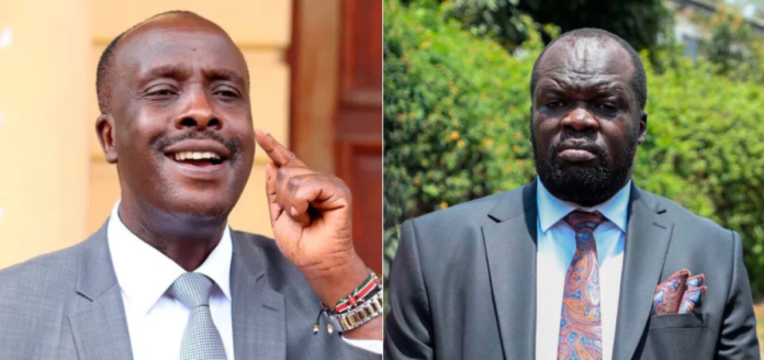 image A collage image of Advocate Danstan Omari and Kileleshwa Ward MCA Robert Alai.