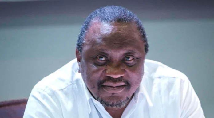 Retired President Uhuru Kenyatta.