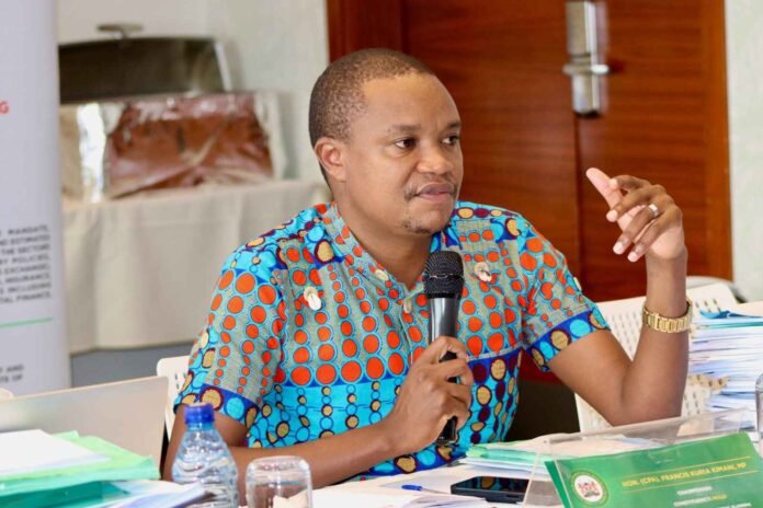 FxKQVzcXsAMI83b-1686721548 Finance Committee Chairperson Kuria Kimani, during a past event.
