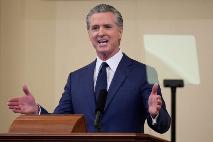 California Governor State Of The State California Governor Gavin Newsom faces criticism over a $19 million taxpayer-funded campaign aimed at rebranding the state and countering negative narratives.