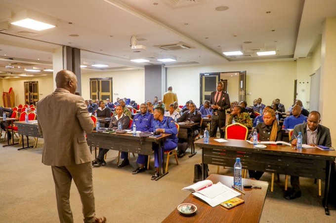 HCa980vWMAAEZTa National Police Service and Britam roll out nationwide sensitisation on three-year group life insurance cover for officers.