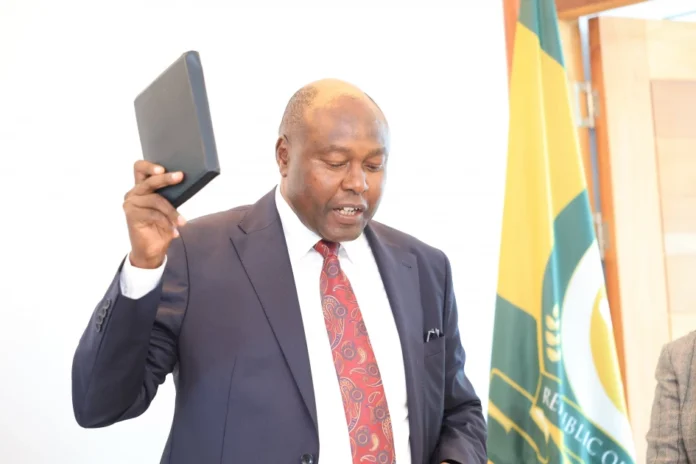 HCj8HETawAEOwUp-og_image Chief Justice Martha Koome swears in PSC Chair Francis Meja and new commissioners, urging constitutional integrity and stronger public service delivery.
