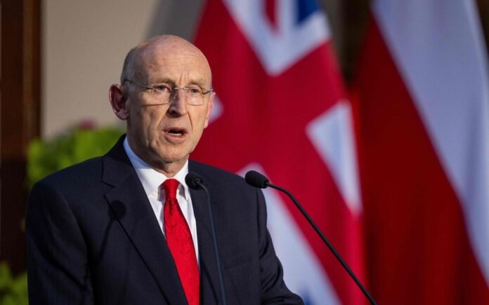 British Defence Secretary John Healey British Defence Secretary John Healey