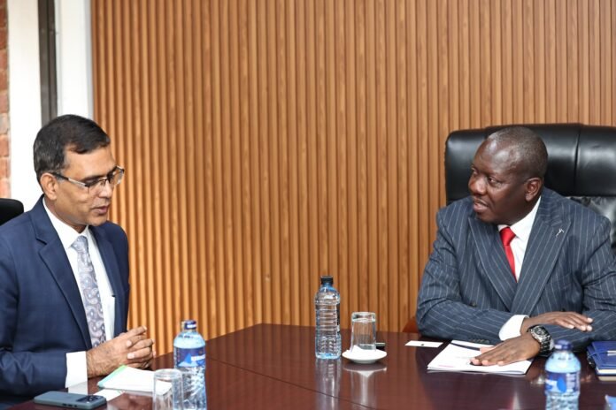 ODPP DPP Renson Ingonga and Indian envoy Sushil Prasad agree on joint training to strengthen extradition and mutual legal assistance cooperation. Photo/ODPP