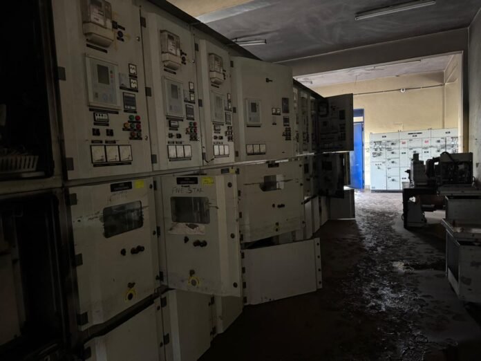 Scenes from Nairobi's South C Substation this morning after March 6 flooding.