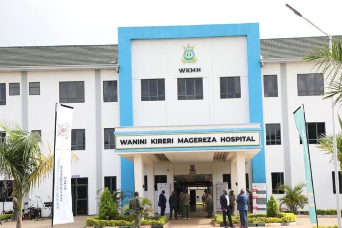 Wanini Kireri Magereza Level IV Hospital Wanini Kireri Magereza Level IV Hospital in Kiambu has begun offering OPD services as the government moves to operationalise the new 150-bed facility.