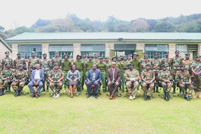 FoLEA paramilitary training County enforcement officers from Nyamira and Nyeri counties attend the elite paramilitary training at FoLEA Londiani, strengthening operational readiness and professional standards.