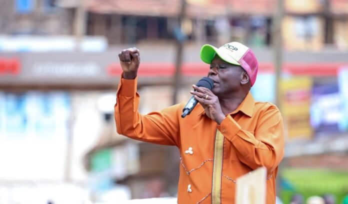 Rigathi Gachagua Former Deputy President Rigathi Gachagua speaking in Githunguri, Kiambu County on March 21, 2026.