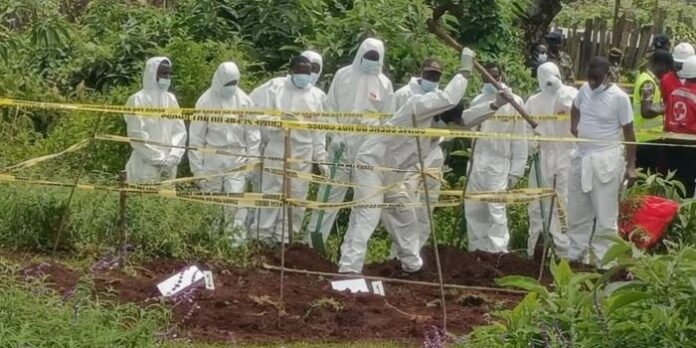 DCI Makaburini 33 bodies Exhumation in Kericho uncovers 33 bodies, including 25 minors, as DCI launches investigations into suspected mass grave.