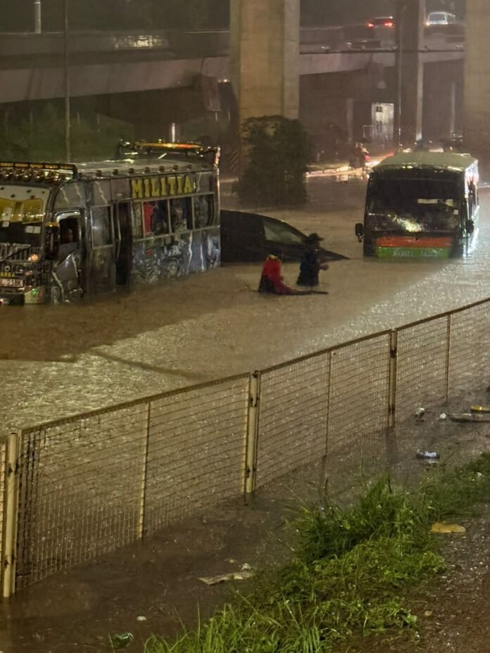 floods At least five people have died after heavy rains caused flooding across Nairobi, with police warning the death toll could rise as search and rescue continues.