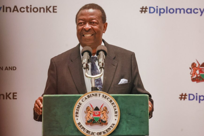 Mudavadi Prime Cabinet Secretary Musalia Mudavadi travels to Moscow for bilateral talks with Russia focusing on trade, education, and welfare of Kenyans in Russia.