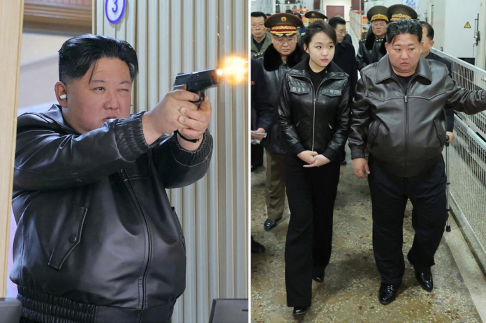 Kim Jong Un Daughter Fires Pistol in New Photos North Korea releases images of Kim Jong Un’s daughter Ju Ae firing a pistol at a munitions factory, renewing speculation she is being groomed as successor.