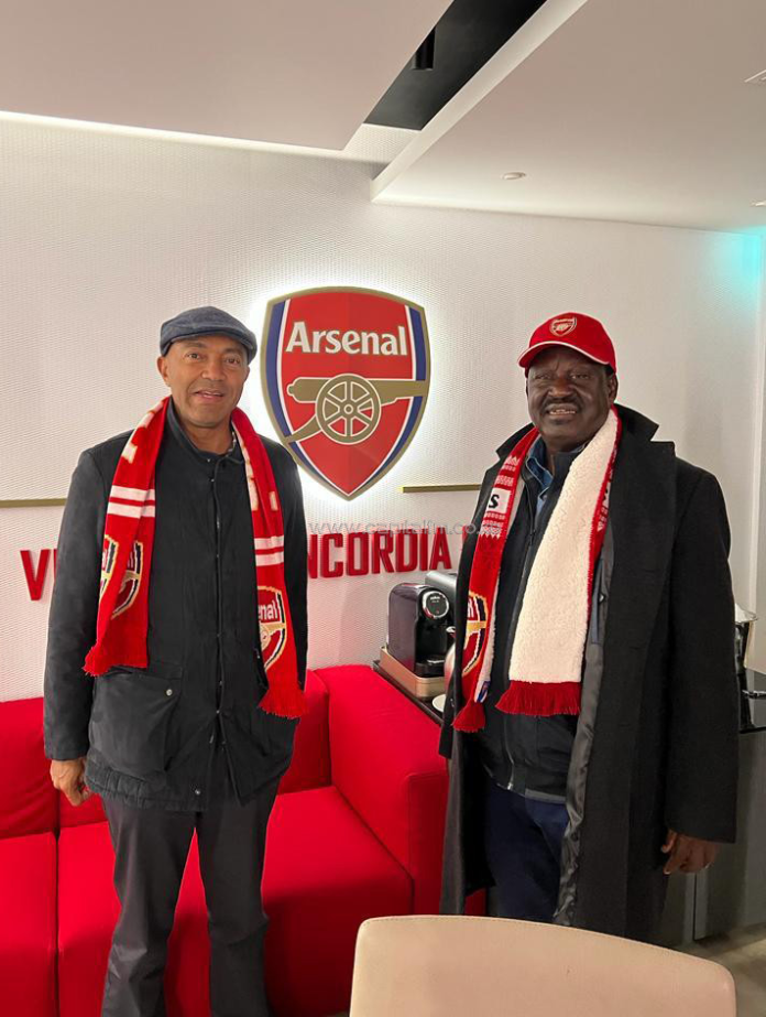 Arsenal Honours Raila Odinga Arsenal F.C. sends memorabilia to Nairobi in tribute to late Kenyan leader Raila Odinga, recognising his lifelong support for the English Premier League club.