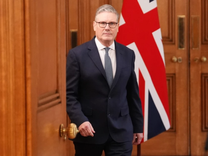 image Britain's Prime Minister Keir Starmer arrives to make a statement from Downing Street in central London on February 28, 2026, following the US and Israel's strikes on Iran. Photo/Courtesy