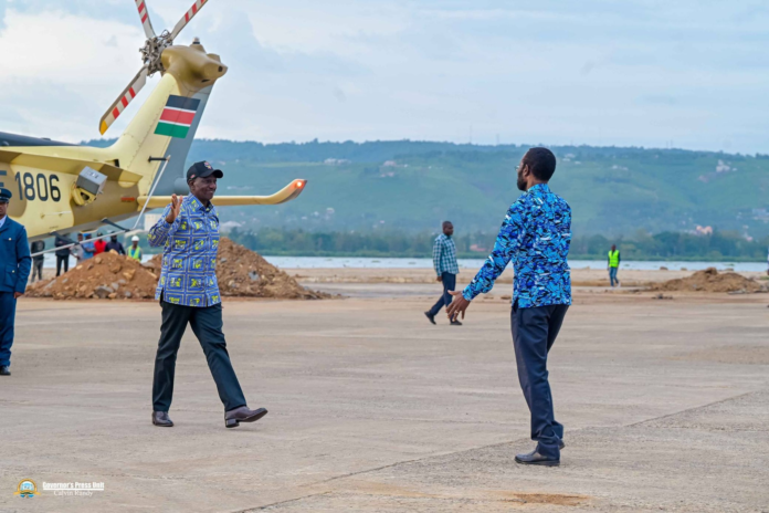 image Kisumu Governor Anyang’ Nyong’o urges residents to turn out for President Ruto’s visit to launch the Standard Gauge Railway extension, highlighting trade and development benefits.