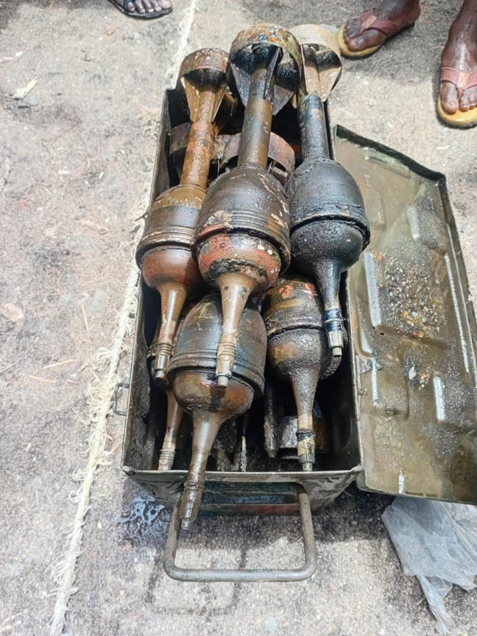 image Fishermen in Mbita recover 20 live bombs from Lake Victoria in two incidents, prompting security alert and disposal by bomb squad.