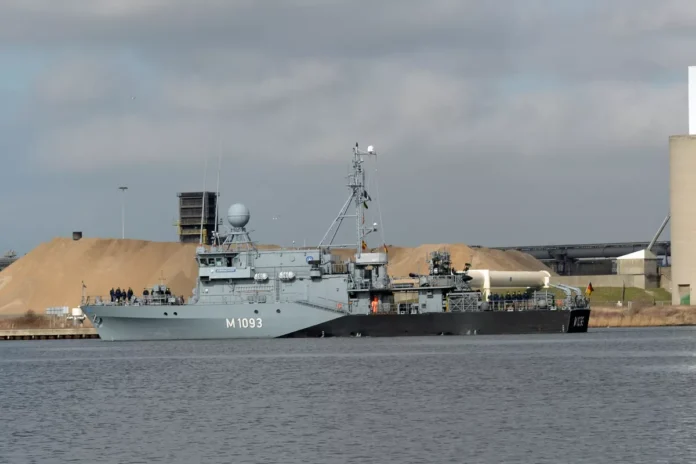 Germany to deploy minesweeper as global focus shifts to securing the Strait of Hormuz after US-Iran war.