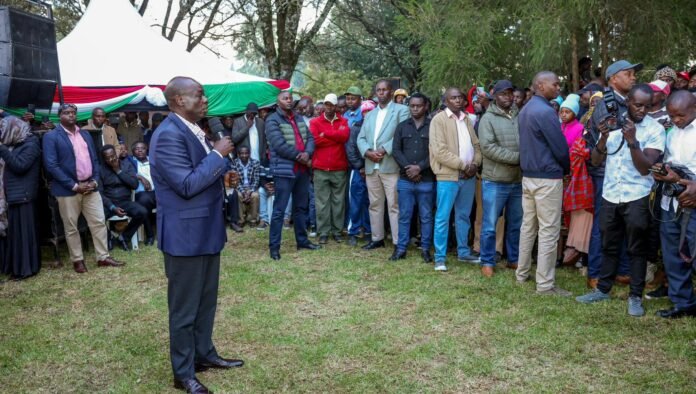 Gachagua joins Nyandarua residents in mourning former MP Kiaraho Rigathi Gachagua Ol Kalau mourning Kiaraho Nyandarua