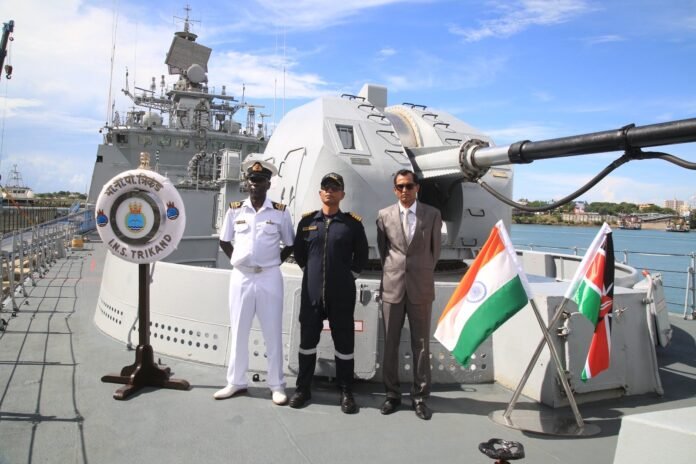 Indian Navy Kenya INS Trikand has docked in Mombasa for joint engagements with the Kenya Navy, signaling stronger maritime security ties between Nairobi and New Delhi.