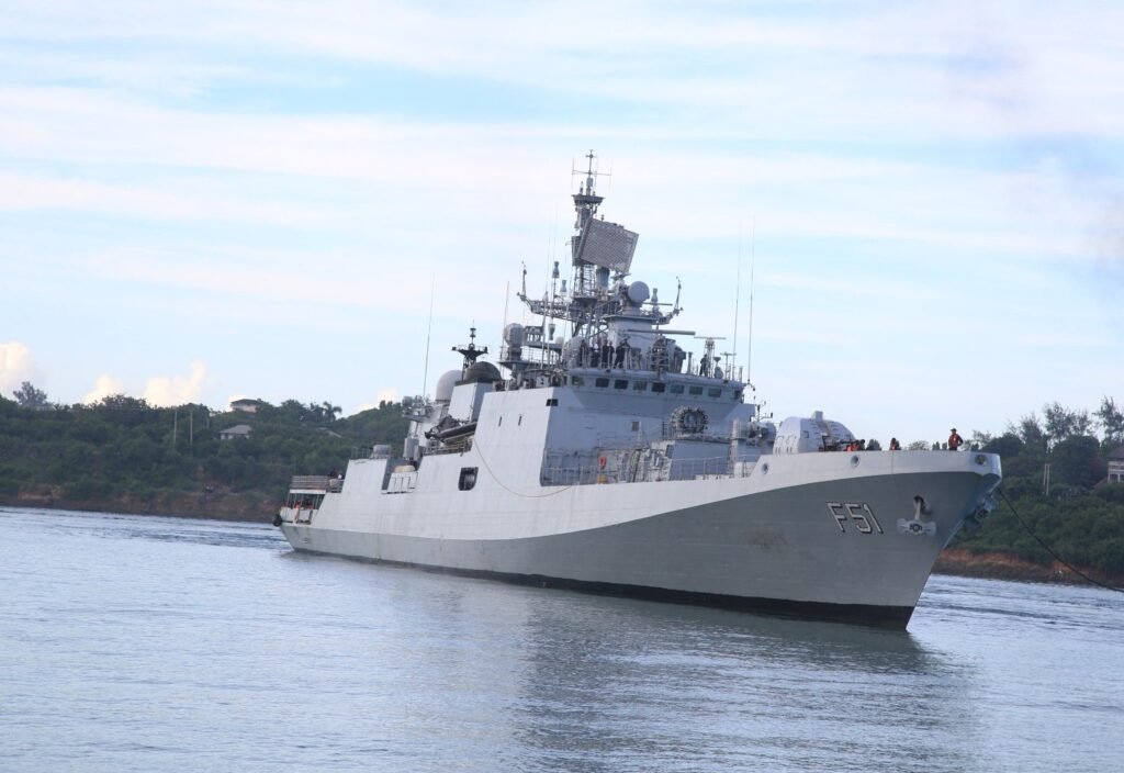 Indian Navy warship INS Trikand docks in Mombasa for joint drills with Kenya Navy.