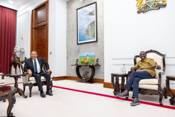 Ruto Kikwete President Ruto and AU envoy Jakaya Kikwete hold talks in Nairobi focused on peace and stability in South Sudan and the Horn of Africa.