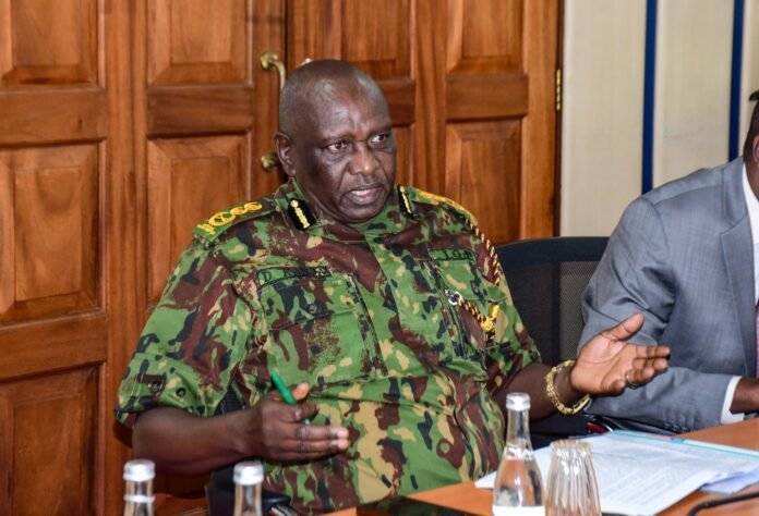 Inspector General of Police Douglas Kanja.