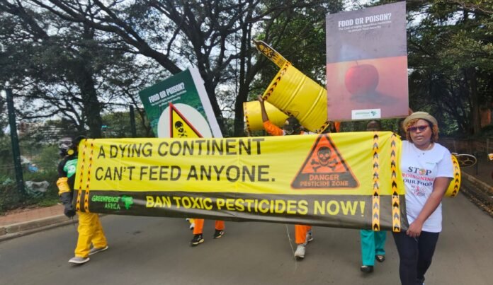 Activists Protest at Kilimo House Over Toxic Pesticides