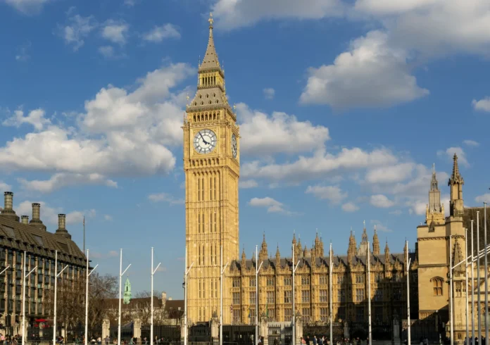 UK parliament Caption: The Palace of Westminster, home to the Parliament of the United Kingdom, where lawmakers approved a landmark bill to phase out smoking by banning tobacco sales to anyone born after 2008.