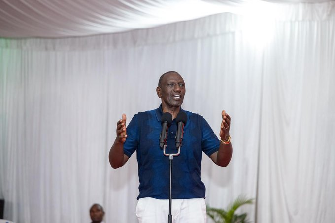 image President Ruto confirms Sh300M SGR station in Ikonge, Nyamira, as part of Naivasha–Kisumu railway extension to boost trade and transport.