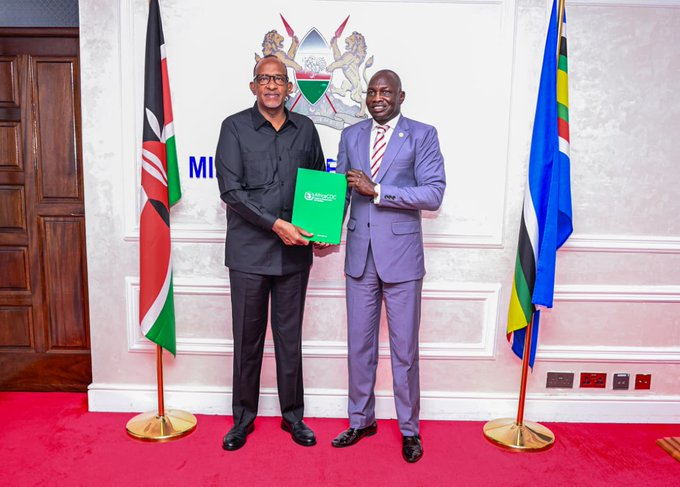 image Health CS Aden Duale meets Africa CDC officials to strengthen regional health security, local manufacturing and emergency preparedness.