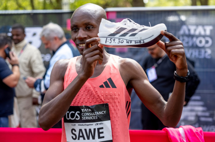 Sawe’s Historic Run Draws Praise from Kenyan Leaders President Ruto, CS Salim Mvurya, and Rigathi Gachagua congratulate Sebastian Sawe after his historic sub-two-hour marathon victory in London.