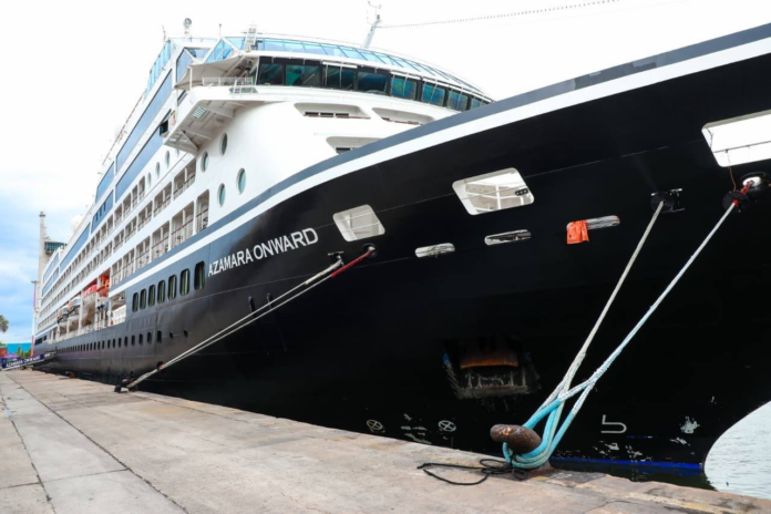 image MV Azamara Onward docks in Mombasa with 653 passengers as Kenya records rising cruise traffic and renewed confidence in its tourism sector.