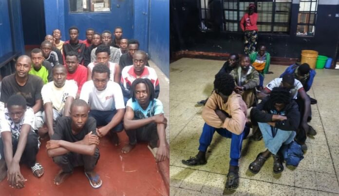 suspects nk Dozens Arrested as Police Raid Gang Hideouts in Nakuru