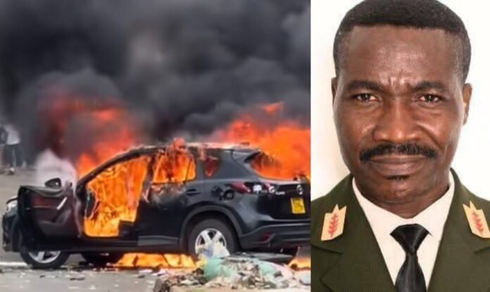 Henry Larweh-Marte Driver Claims UDA Sash Sparked Attack Before Vehicle Was Torched in Githurai