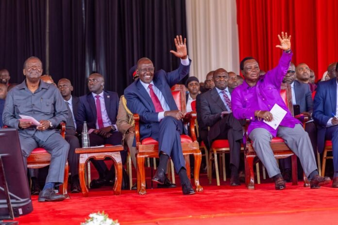 Ruto Atwoli President William Ruto delivers his Labour Day address in Vihiga County, defending his administration’s economic record.