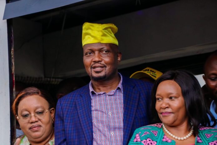 Moses Kuria in Nyandarua Moses Kuria has promised a major road project in Ol Kalou, to be gazetted next weekahead if a high-stakes by-election.