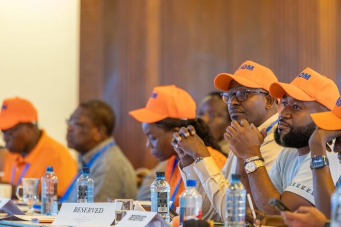 Hassan Joho Cabinet Secretary Hassan Ali Joho joins ODM leaders at the NEC retreat in Mombasa as discussions on party strategy and unity take place.