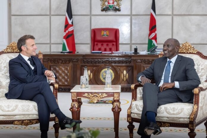 Ruto Macron agreement Kenya and France have signed 11 agreements covering transport, energy, tech and climate as President Ruto and Emmanuel Macron advance a new “looking forward” partnership agenda.