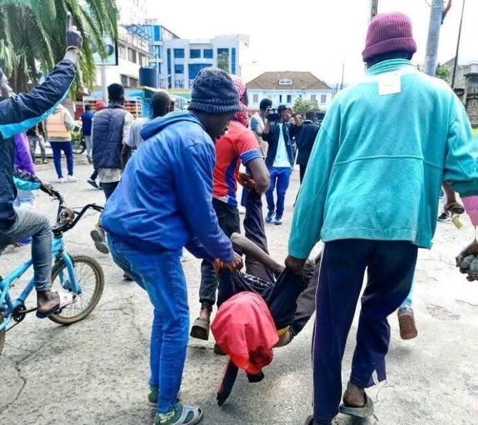 Nakuru Protests One person has died and dozens injured as violent protests erupted across Kenya over soaring fuel prices and the nationwide matatu strike that paralysed transport services.