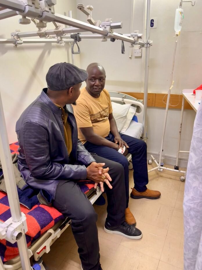 Central OCS Dishen Angoya released Nairobi Central Police Station OCS Dishen Angoya has been released unconditionally after his dramatic arrest over the release of suspects detained during fuel protests.