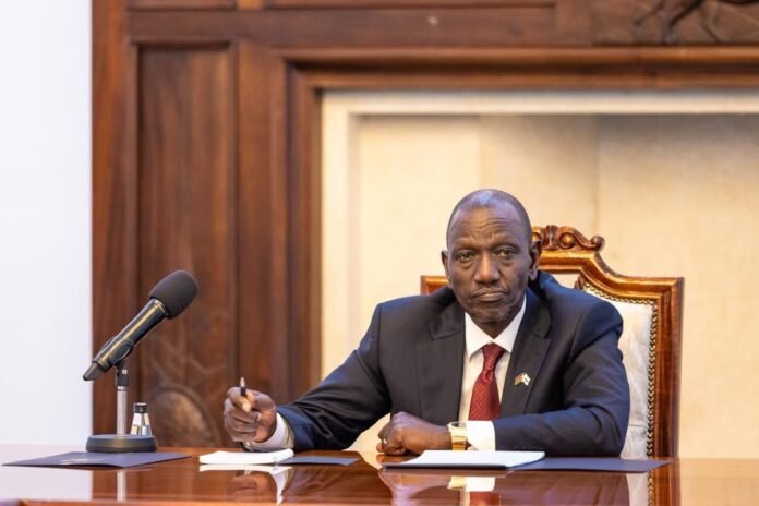 William Ruto William Ruto during a meeting at State House, Nairobi, with diplomats and development partners on Kenya’s Ebola preparedness and regional health security response.