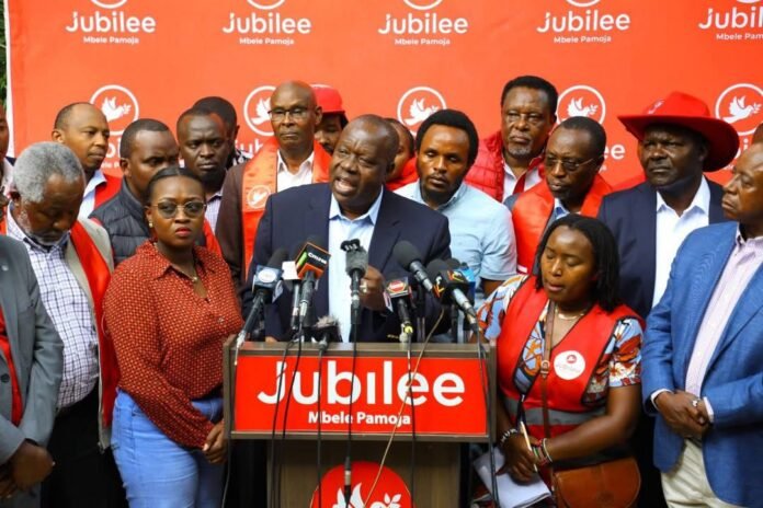 b5f09332-c876-4d09-949c-bf631a9d0c42 Presidential Aspirant Matiang’i condemns attacks on Uhuru Kenyatta, calls government reaction petty, and warns Kenya Kwanza ahead of 2027 elections. Image/Courtesy