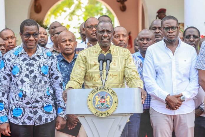 Ruto with Matatu Stakeholders President William Ruto says removing all fuel taxes would cripple roads, hospitals, security and fertiliser subsidy programmes despite pressure over rising fuel prices.