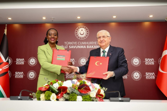 Kenya and Turkey have signed a Defence Cooperation Agreement aimed at boosting military training, technology exchange, and defence collaboration.