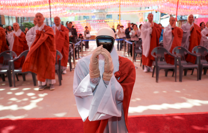 South Korea’s Buddhist Jogye Order ordained a humanoid robot named Gabi as an honorary monk, triggering debate on AI, religion and modern spirituality.