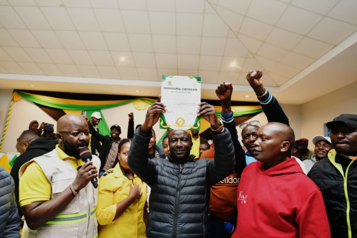 Ol Kalou UDA primaries Samuel Muchina Nyaga, former aide to late Ol Kalou MP David Kiaraho, has won the UDA ticket ahead of the July 16 by-election.