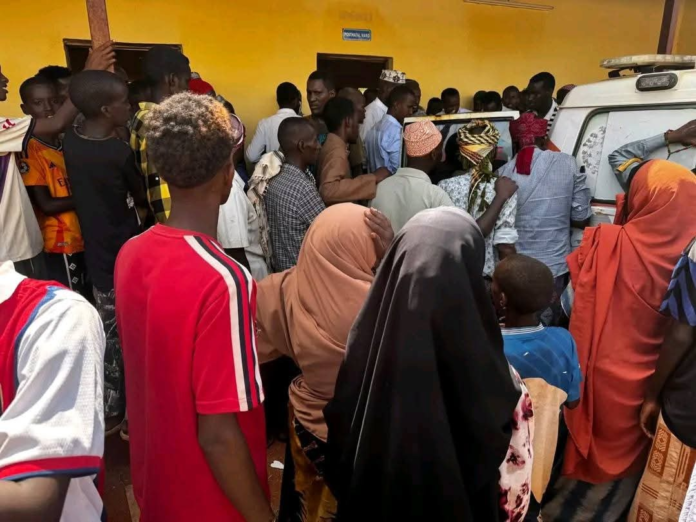 image At least six people were killed after suspected gunmen ambushed a passenger vehicle in Mandera East along the Mandera-Arabia road.