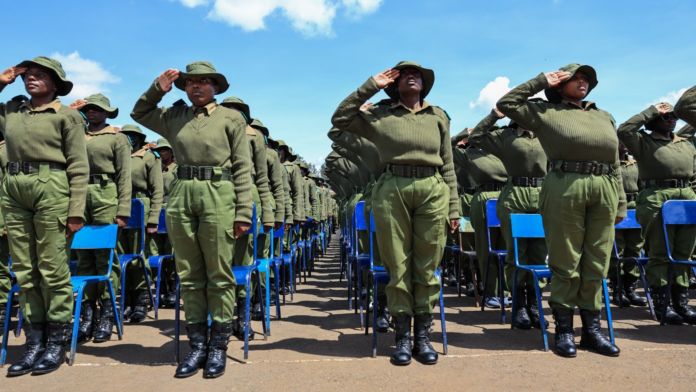 Police Recruitment The National Police Service says female recruits discontinued at Kiganjo Police College were already pregnant before reporting for training.
