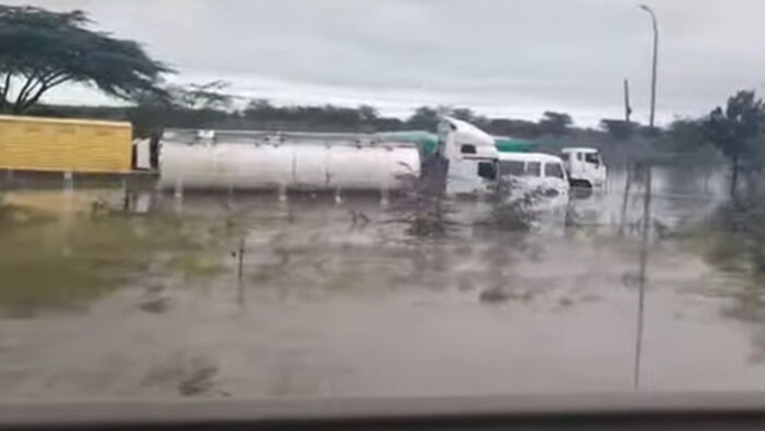 image Heavy overnight rains have caused severe flooding in Nairobi, paralysing major roads including Mombasa Road, Jogoo Road and parts of the CBD.